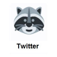 Raccoon on Twitter Twemoji
