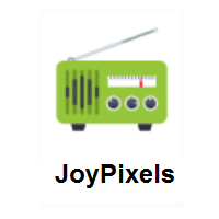 Radio on JoyPixels