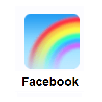 Rainbow on Facebook