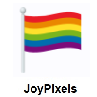 Rainbow Flag on JoyPixels