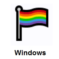 Rainbow Flag on Microsoft Windows
