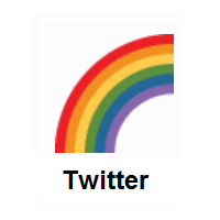 Rainbow on Twitter Twemoji