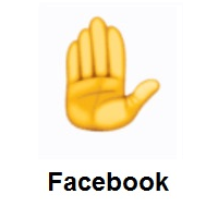 Raised Hand on Facebook