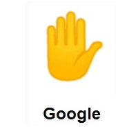 Raised Hand on Google Android