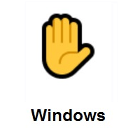 Raised Hand on Microsoft Windows