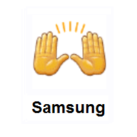 Raising Hands on Samsung