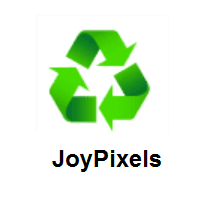 Recycling Symbol on JoyPixels