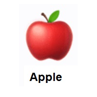 Red Apple on Apple iOS