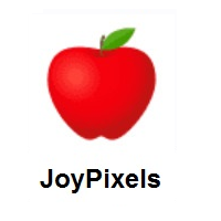 Red Apple on JoyPixels