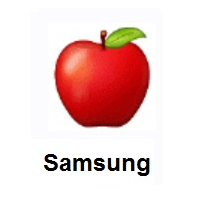 Red Apple on Samsung