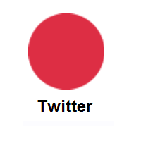 Red Circle on Twitter Twemoji
