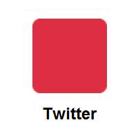 Red Square on Twitter Twemoji