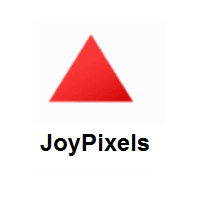 Red Triangle Pointed Up on JoyPixels