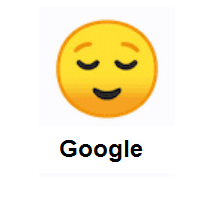 Relieved Face on Google Android