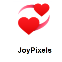 Revolving Hearts on JoyPixels