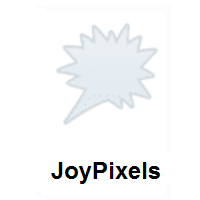 Right Anger Bubble on JoyPixels