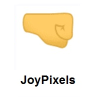 Right-Facing Fist on JoyPixels