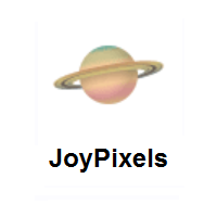 Saturn: Ringed Planet on JoyPixels