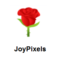 Rose on JoyPixels