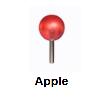 Round Pushpin on Apple iOS