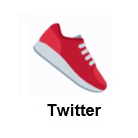 Running Shoe on Twitter Twemoji