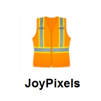 Safety Vest on JoyPixels