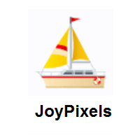 Sailboat on JoyPixels