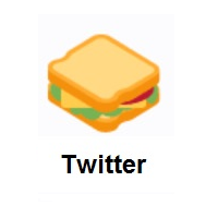 Sandwich on Twitter Twemoji