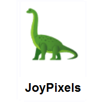 Sauropod on JoyPixels