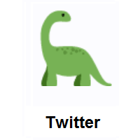 Sauropod on Twitter Twemoji