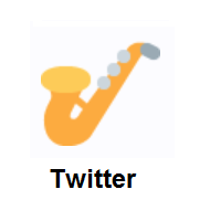 Saxophone on Twitter Twemoji