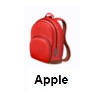 School Backpack on Apple iOS