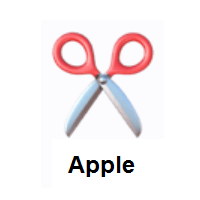 Scissors on Apple iOS