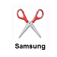 Scissors on Samsung