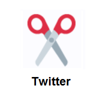 Scissors on Twitter Twemoji