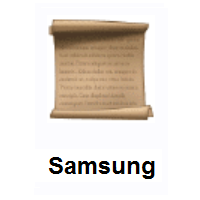 Scroll on Samsung