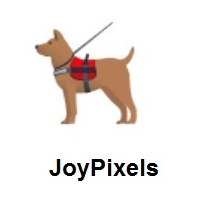Service Dog on JoyPixels