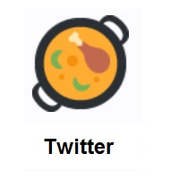 Paella: Shallow Pan of Food on Twitter Twemoji