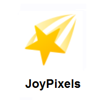 Shooting Star on JoyPixels