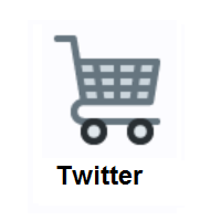 Shopping Cart on Twitter Twemoji