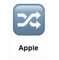 Shuffle Tracks Button on Apple iOS
