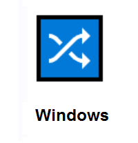 Shuffle Tracks Button on Microsoft Windows