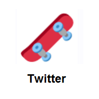 Skateboard on Twitter Twemoji
