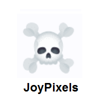 Skull and Crossbones on JoyPixels