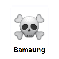 Skull and Crossbones on Samsung