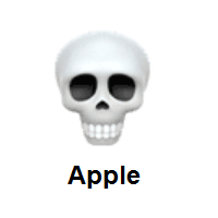 Skull on Apple iOS
