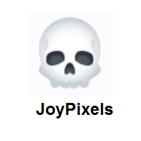 Skull on JoyPixels