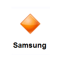 Small Orange Diamond on Samsung