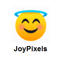 Smiling Face with Halo on JoyPixels