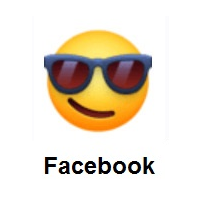 Cool Face: Smiling Face with Sunglasses on Facebook